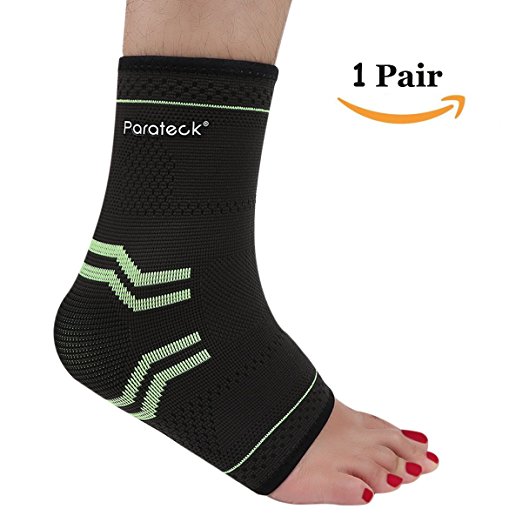 Compression Foot Sleeves Sports Ankle Brace Support Men Women Plantar ...